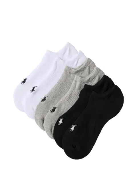 Polo Ralph Lauren logo low socks (set of three) White 449953686001