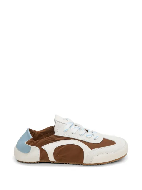 Dorothee Schumacher panelled lace-up sneakers White 450808