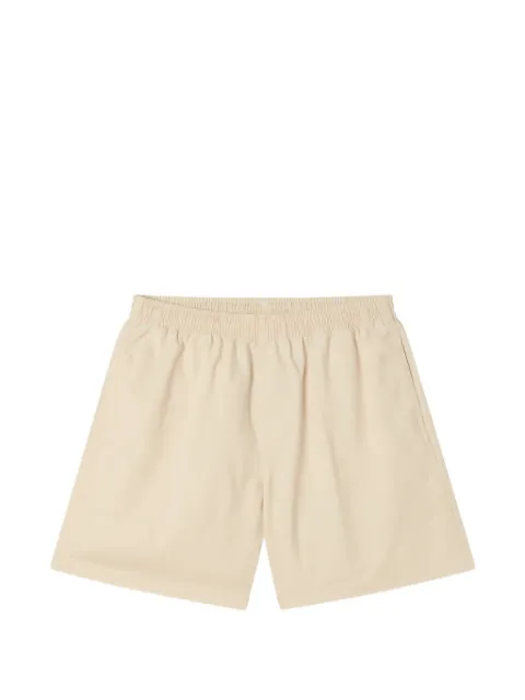 Obey Theo logo-patch shorts Neutrals 172120127