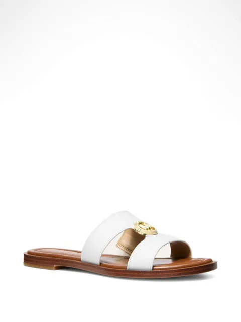 Michael Kors Erin open-toe leather sandals White 40S6ERFS2L