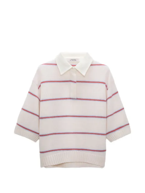 Dorothee Schumacher Sporty Statements striped polo shirt Neutrals 410501