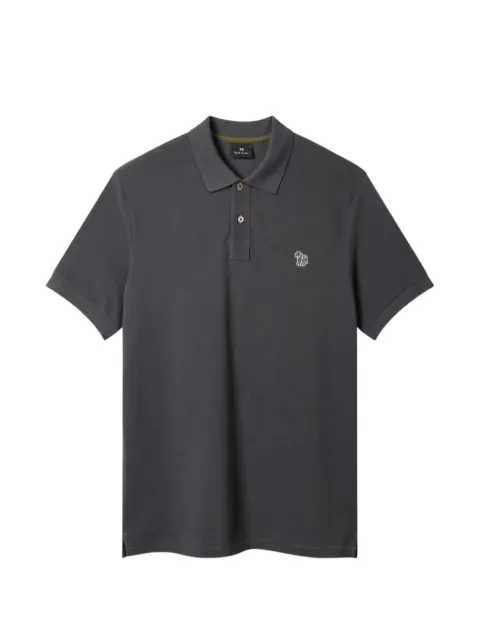 MPS Zebra regular-fit polo shirt Grey M2R183KZV20067