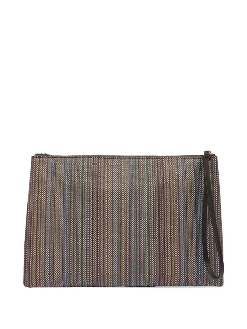 Paul Smith Signature Stripe clutch bag Blue W1A8324TCOACA