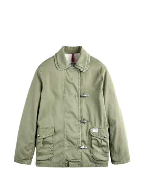 Fay 4 Ganci flap-pocket jacket Green MAM1352096LZH1V408