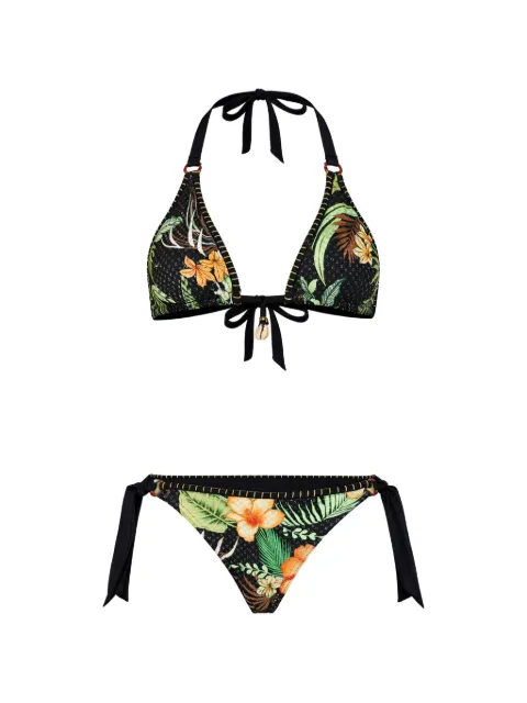 BANANA MOON floral-print bikini Black LIKOSIMANIGHTWSET
