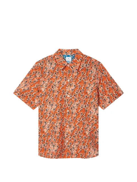 PS Paul Smith Field Floral shirt Orange M2R896ZV22656