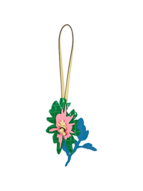 Paul Smith flower luggage tag Green M1A8319UFLSHO