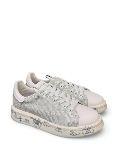 Premiata Belle embellished sneakers Neutrals BELLE8158