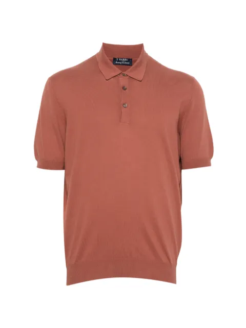 Barba short-sleeve polo shirt Brown 2181057500