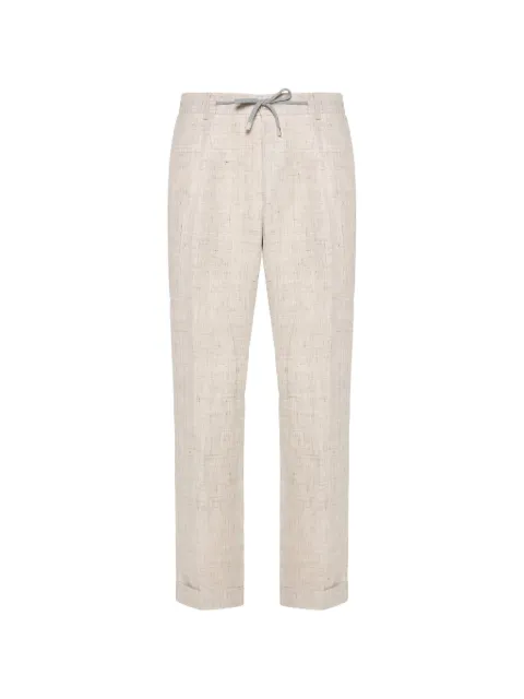 Barba drawstring-fastening trousers Neutrals ROMA53043