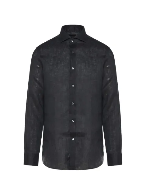 Barba buttoned shirt Black K4U13P0154116