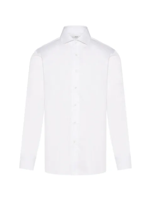Barba spread-collar button-down shirt White D2U13P01PZ1800U