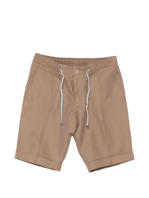 Barba Capri drawstring shorts Brown 53047