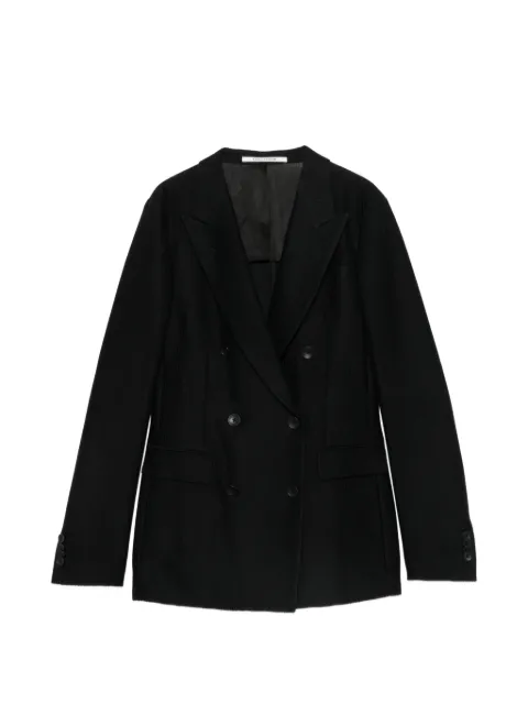 Tagliatore textured double-breasted blazer Black JPARIGI10BSVNOAMF2111NERO