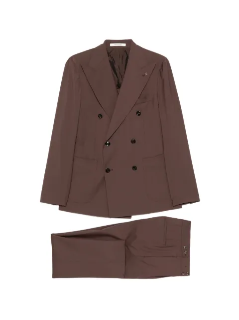Tagliatore double-breasted suit Brown APL20KBRPE550061694MARRONE