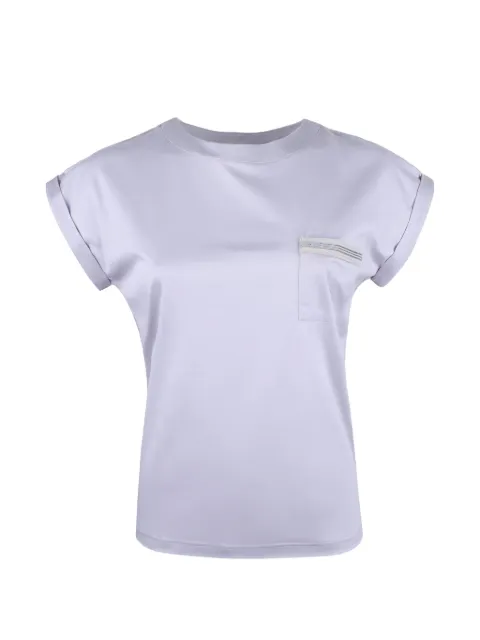 Eleventy cuffed pocket T-shirt Grey I80TSHI03TES0I08175