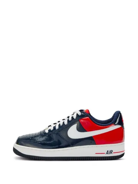 Nike Air Force 1 Premium perforated leather sneakers Blue 309096