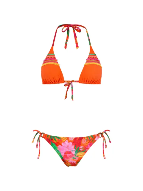 BANANA MOON floral-print bikini (set of two) Orange CRICOLINAALAMESET