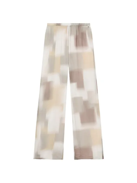 Armani Exchange elasticated printed trousers Neutrals XW002300AF21554