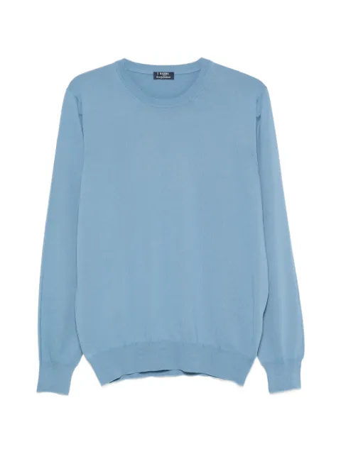 Barba crew-neck long-sleeve sweater Blue 2180155567