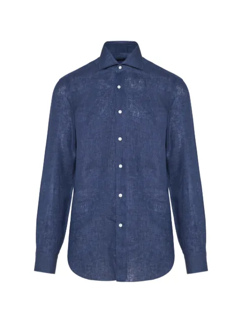 Barba buttoned shirt Blue K4U13P0154115