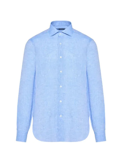 Barba buttoned shirt Blue K4U13P0154108