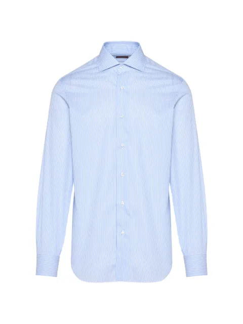 Barba striped shirt Blue D2U13P0154204
