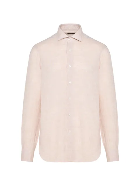 Barba buttoned shirt Neutrals K4U13P0154072