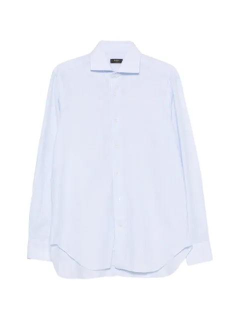 Barba striped shirt Blue K4U13P0154028