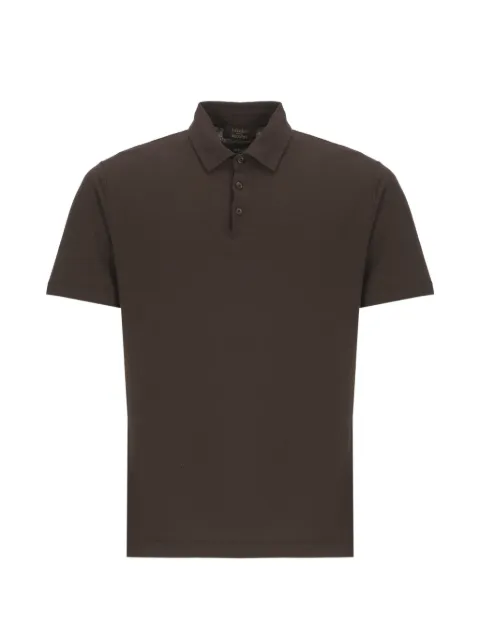 Zanone short-sleeve polo shirt Brown 815159ZG380