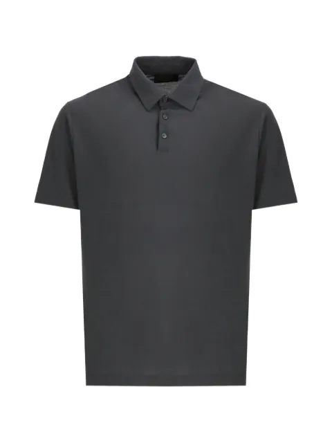 Zanone Ice cotton polo shirt Grey 815159ZG380Z0914