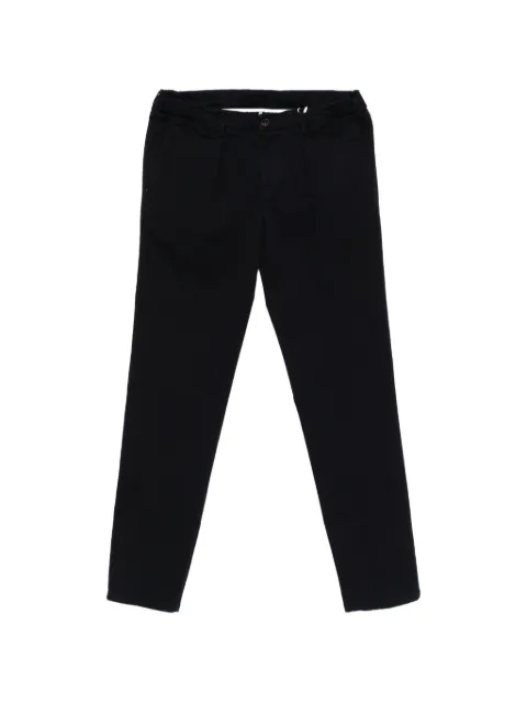 Profuomo pleated elasticated-waistband trousers Blue PP2Q00003B