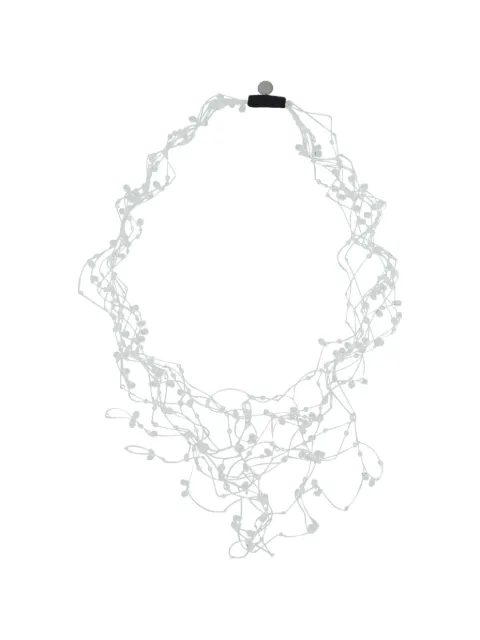 Maria Calderara beaded necklace White 2V106TTRASPARENTE