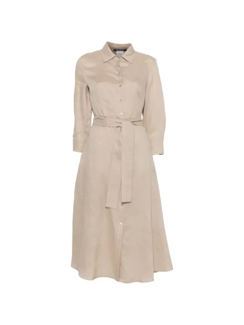 Pennyblack tie-waist midi dress Neutrals 2611221243200