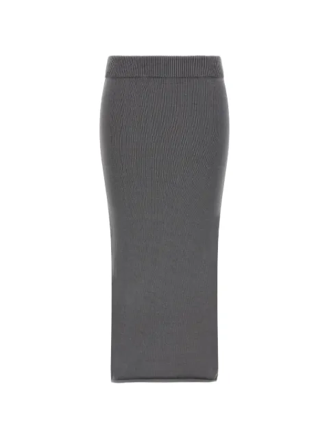 ENTIRE STUDIOS raw-edge pencil skirt Grey ESSS26SK012520799