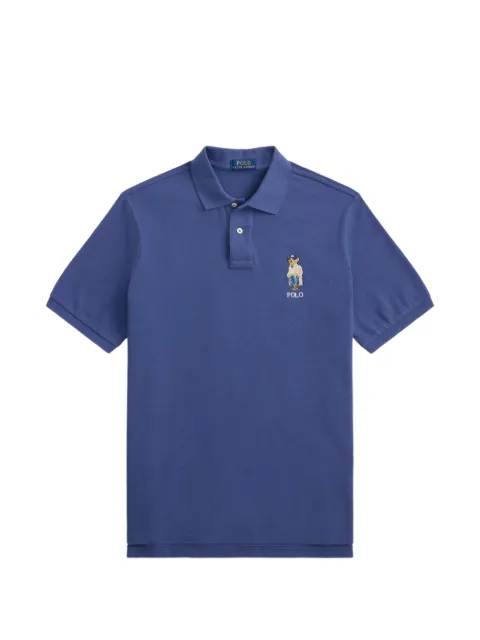 Polo Ralph Lauren Polo Bear embroidered polo shirt Blue 710B27051001