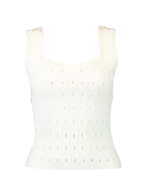 SIMKHAI Gentry cut-out tank top Neutrals 2262222KIVORY