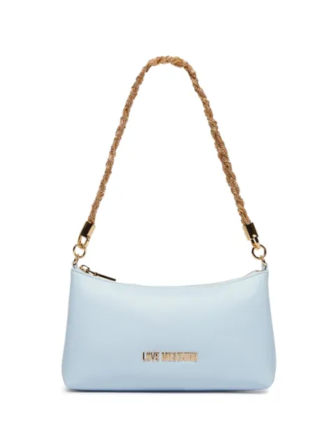 Love Moschino twisted strap tote bag Blue JC4143PP1OLX0