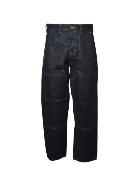 DICKIES Trucker contrast-stitch jeans Blue DK0A87NJRIN1