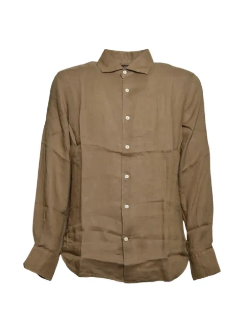 MC2 Saint Barth buttoned shirt Brown PAMP00100141L19