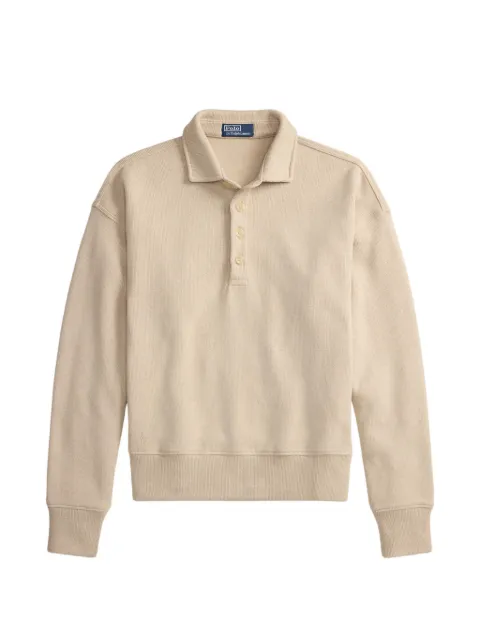Polo Ralph Lauren button-placket polo shirt Neutrals 710B34587002