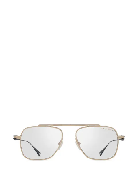 Dita Eyewear LSA-140 pilot-frame glasses Gold DLX140A01