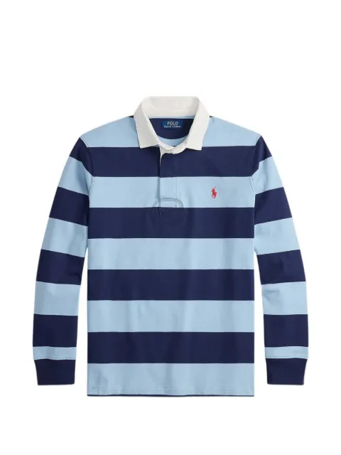 Polo Ralph Lauren striped long-sleeve rugby polo shirt Blue 710717116503