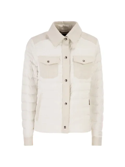 Moorer ESRA-24X quilted-design jacket Neutrals MODGI101107TEPAR08U0109