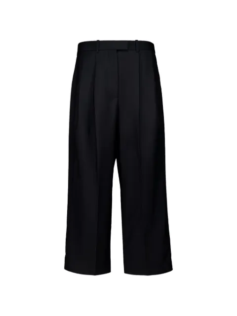 Givenchy cropped double-pleat trousers Black BW51AX100H