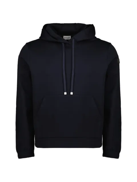 Moncler logo-detail hoodie Blue L10918G0002489B5F