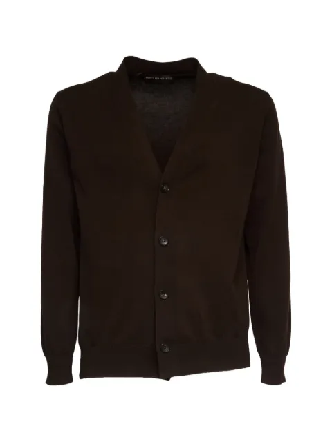 Filippo De Laurentiis V-neck ribbed cardigan Brown CB1MLCR12R