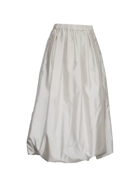 'S Max Mara elastic waist gathered skirt Grey 2619101033600