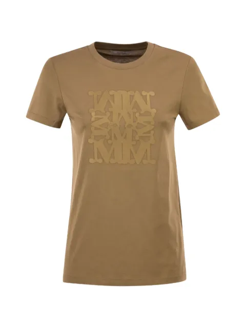 Max Mara Giovane monogram logo T-shirt Neutrals 2611941032600
