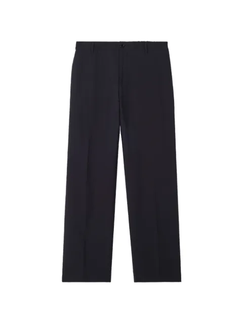 Burberry cotton linen tailored trousers Blue 8123806